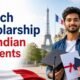 french scholarship for indian students