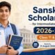 sanskrit scholarship for intermediate students