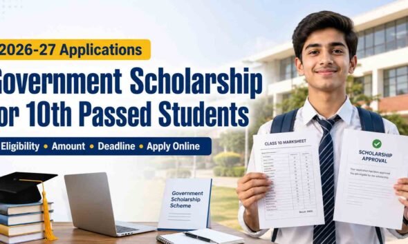 Government Scholarship for 10th Passed Students