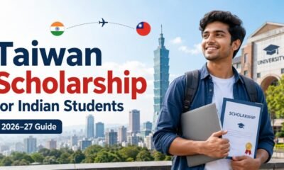taiwan scholarship for indian students
