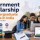 government scholarship for undergraduate students in india