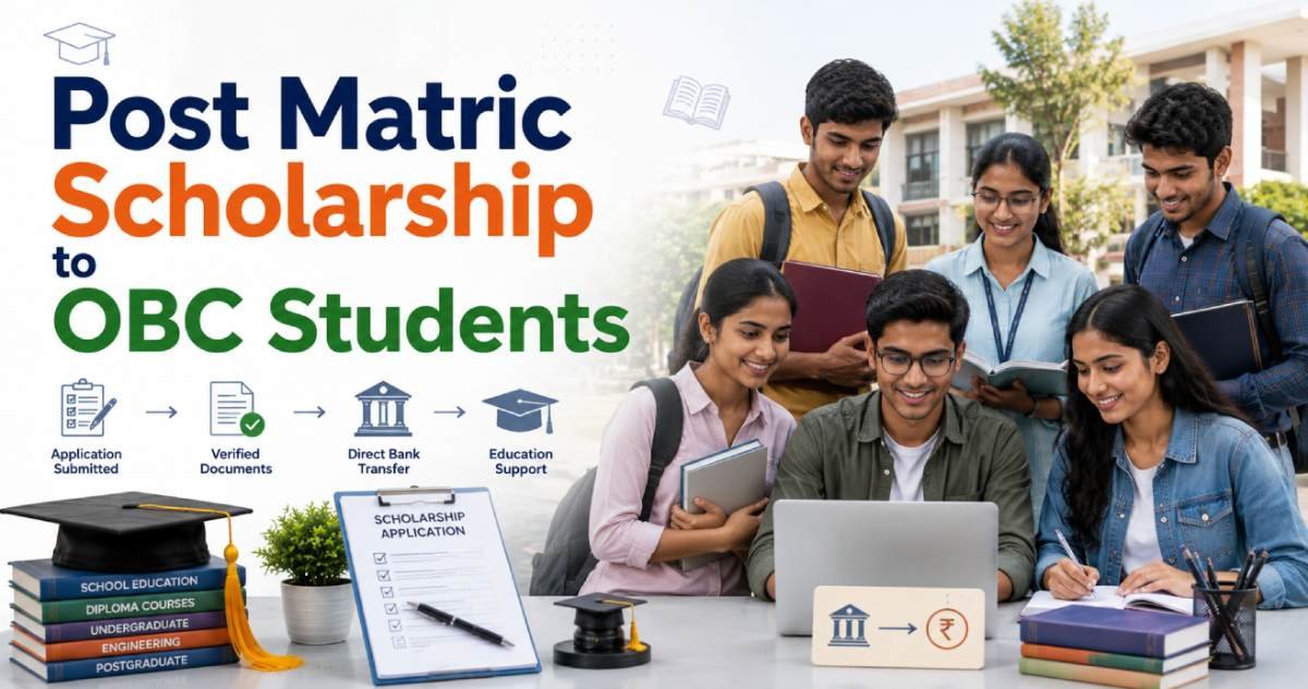 post matric scholarship to obc students